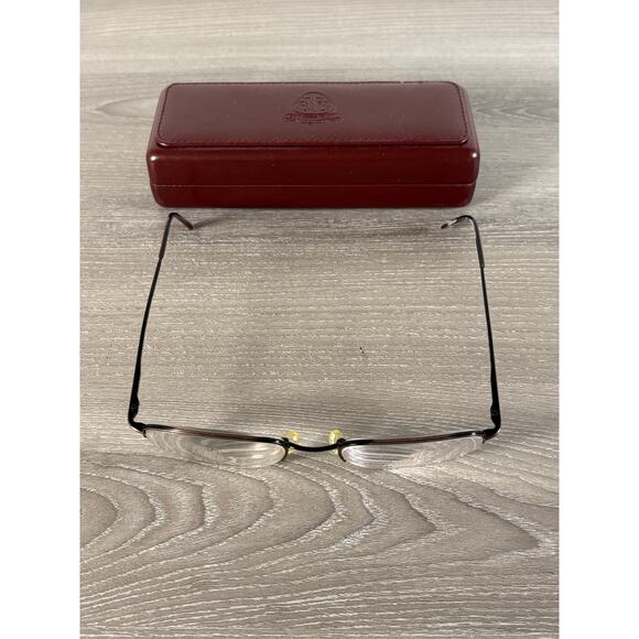 Brooks Brothers Other - Brooks Brothers BB 403 Eyeglasses Frames 51-20-140 Half Rim Rectangular W/ Case